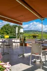 Terrasse Hotel Kyriad Prestige Beaune Le Panorama